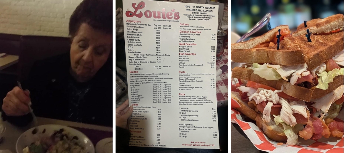 Louie's Restaurant Menu